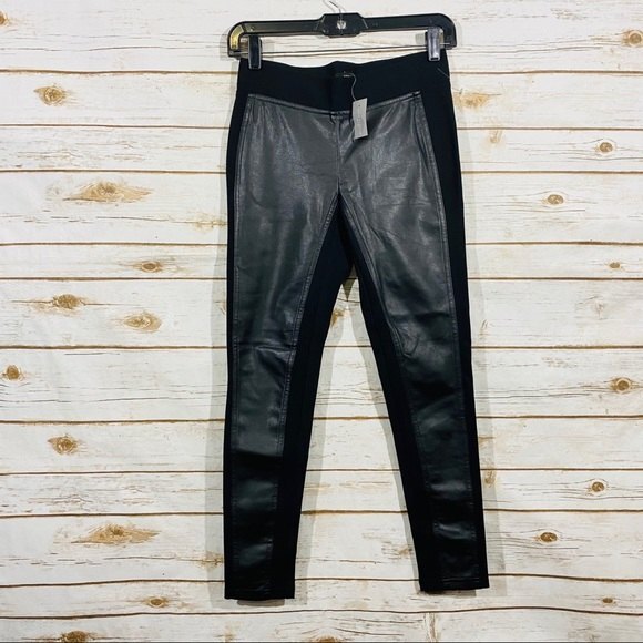 Ann Taylor Pants - Ann Taylor Leather Skinny Pants Black Size XS
